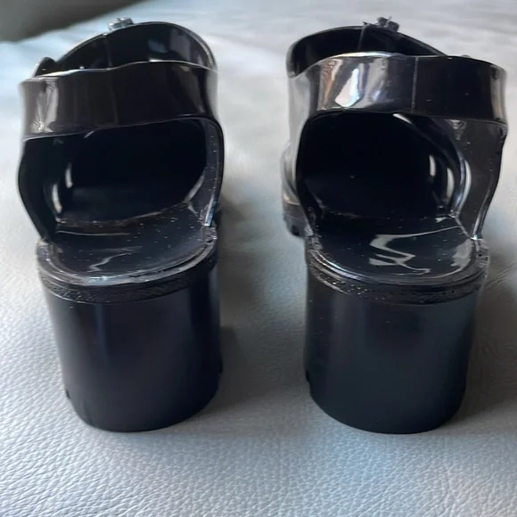 American Apparel Black Jelly Sandal - Picture 5 of 7